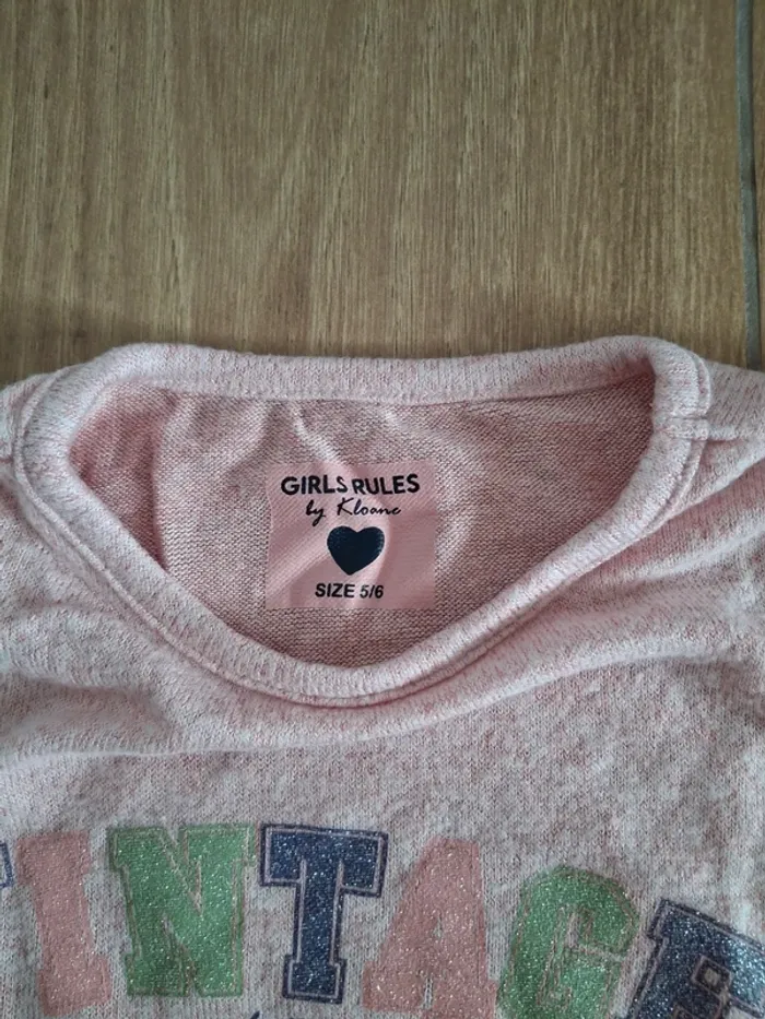 Pull sequin réversible 6 ans très bon état - photo numéro 4