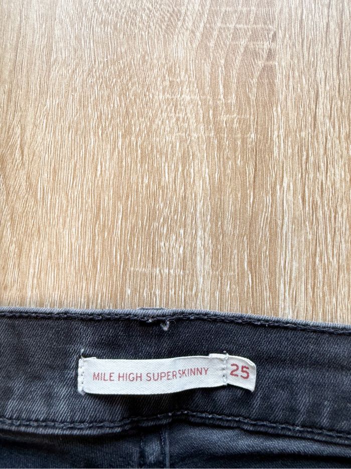 Jean slim taille haute noir levi’s taille 34 XS - photo numéro 7