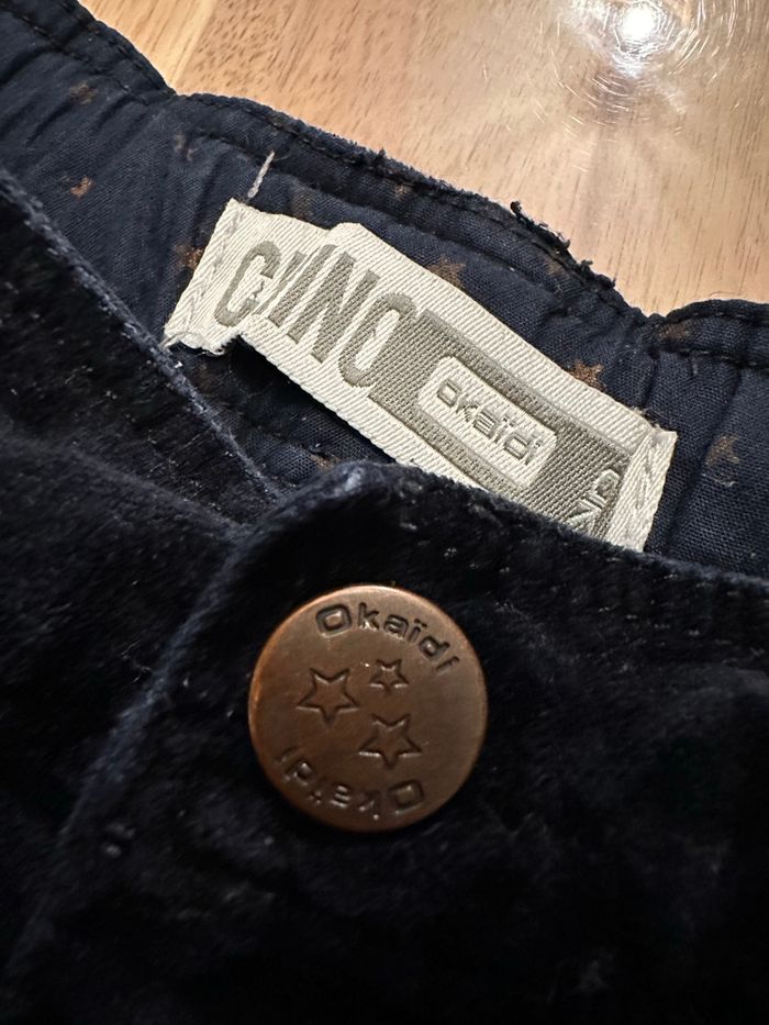 Short Velours Noir Okaïdi 3 Ans - photo numéro 4