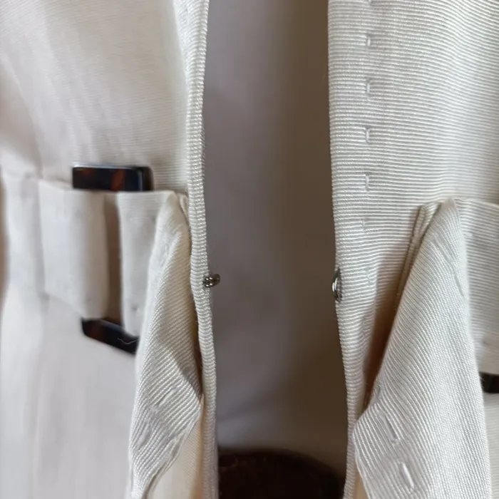 Veste cintrée , habillée élégante blanc cassé, crème- 1 2 3 - ceinture Taille 38 - LE - photo numéro 7