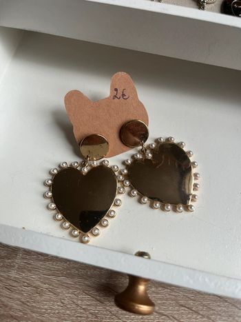 Boucles d’oreilles forme de cœur