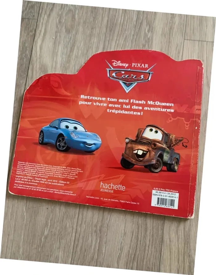Livre: Mon ami flash - Disney Pixar Cars Quatre Roues - photo numéro 2