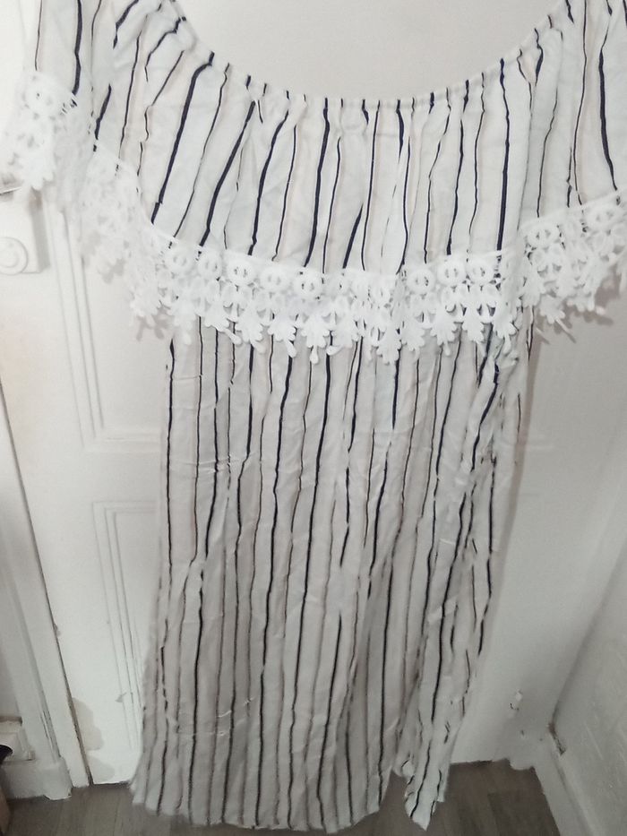 Robe col rond frou frou - photo numéro 3