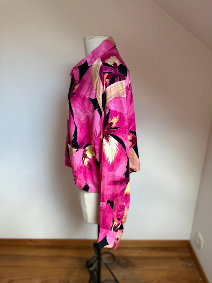 Superbe chemise ou veste legere neuve en viscose coloré H&M 🌸 42 XL - photo numéro 4