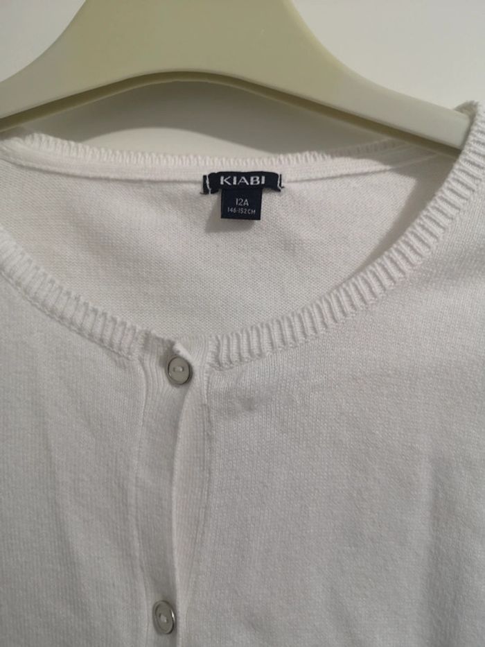 gilet cardigan kiabi fille taille 12 ans - photo numéro 3