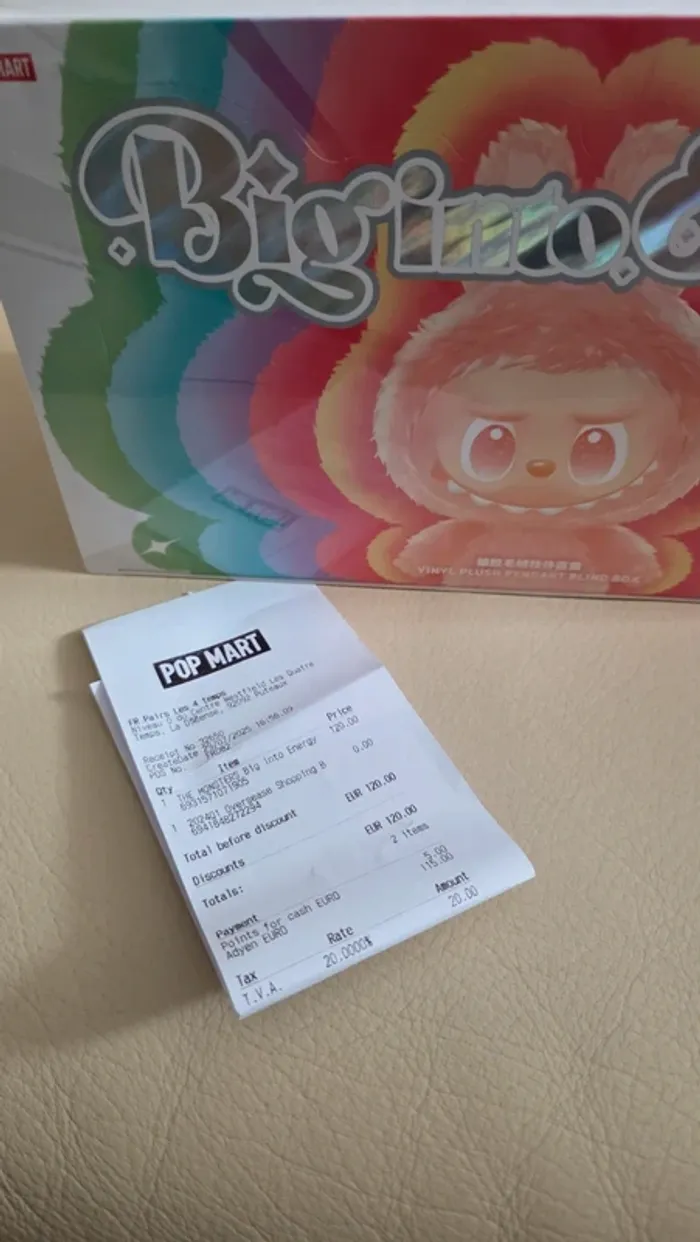 Labubu Big Into Energy Set 6 Box New Official Store - photo numéro 7