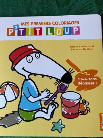 Livre de coloriage P’tit Loup neuf