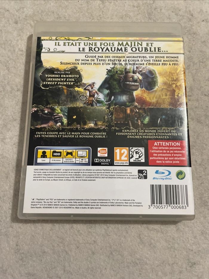 Majin And The Forsaken Kingdom Jeu PS3 Complet FR - photo numéro 3