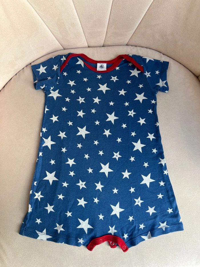 Barboteuse étoiles 100% coton 18 mois - Petit Bateau - photo numéro 2
