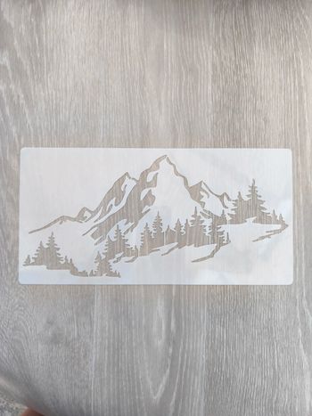 Pochoir montagnes