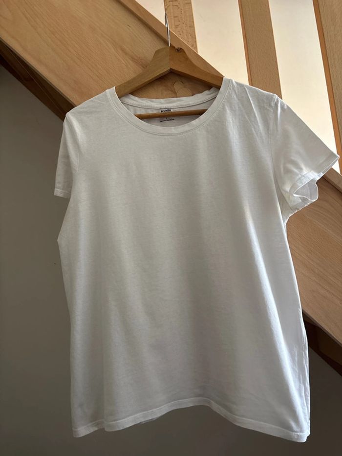 T shirt blanc Kiabi