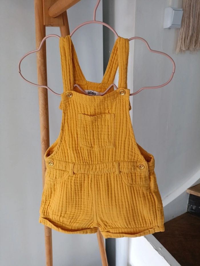 Salopette Gémo 100% coton taille 24 mois - photo numéro 2