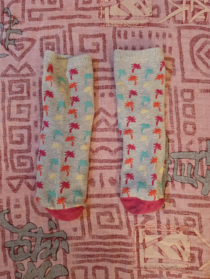 Chaussettes femmes à motifs de palmier - photo numéro 2