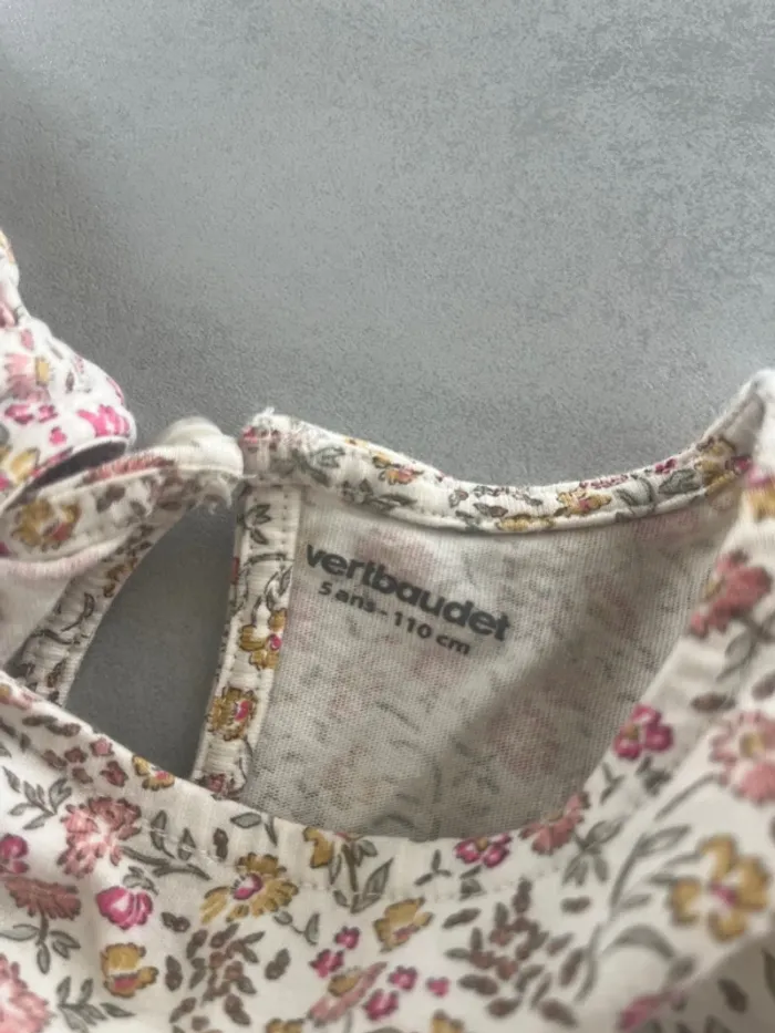 Teeshirt fleuri vertbaudet - photo numéro 4