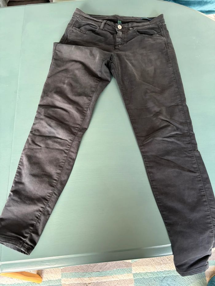 Jeans noir skinny Benetton w29 - photo numéro 2