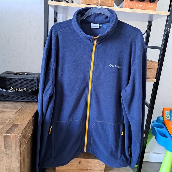 Veste polaire vintage bleu Colombia - photo numéro 3