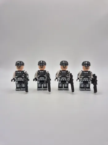 Figurines type lego 4 Impérial troopers stormtroopers star wars