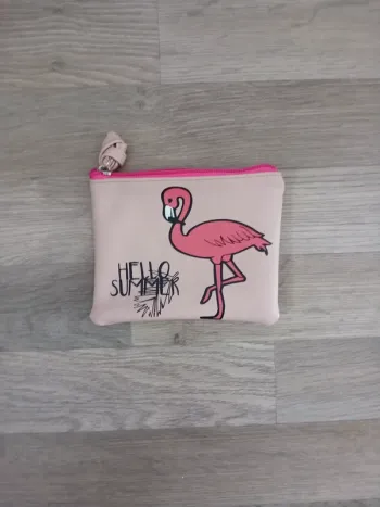 Pochette flamand rose