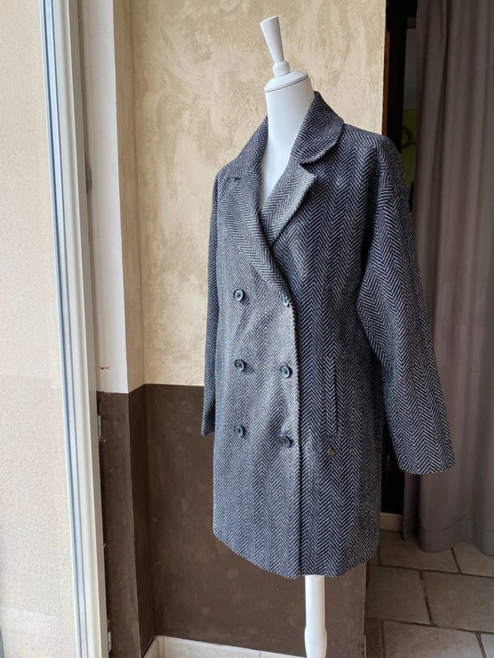 Manteau mi long à chevrons Garcia Jeans S