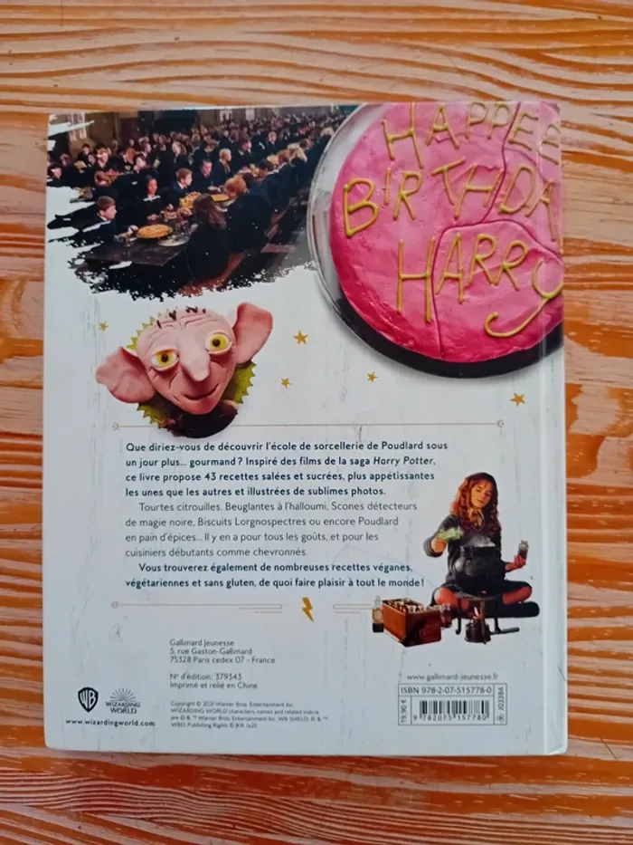 Livre de cuisine officiel Harry Potter - photo numéro 2