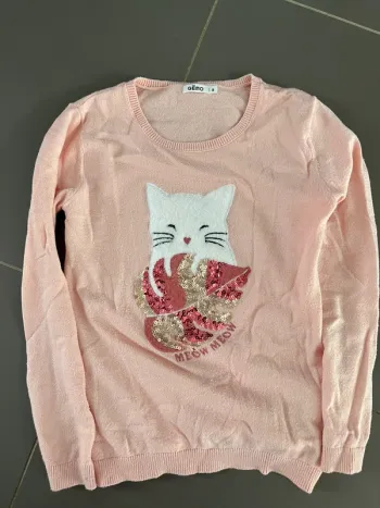 Pull gemo chat 8 ans en bon état