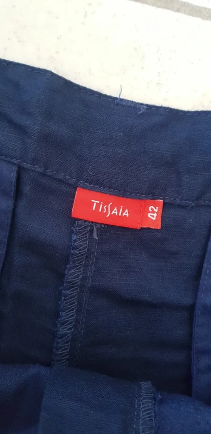 Short en lin Tissaia taille 42 - photo numéro 2