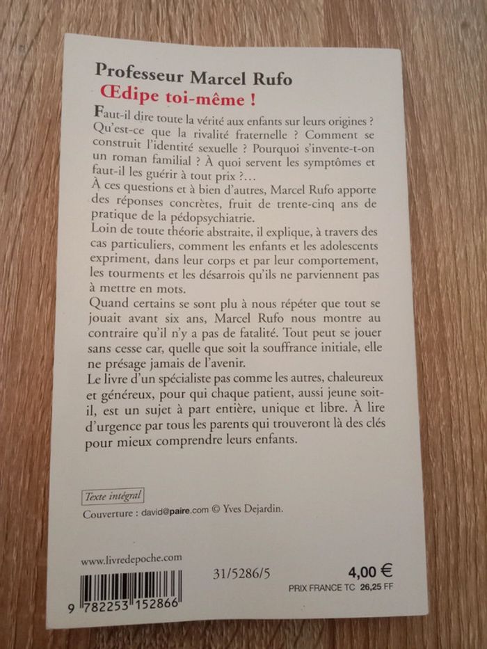 * Marcel Rufo - Œdipe toi-même ! - photo numéro 2
