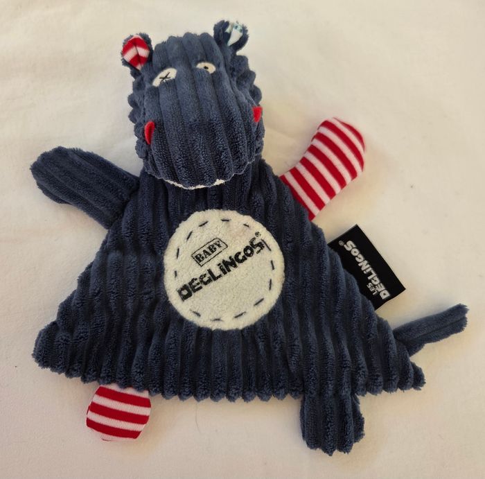 Ensemble Hippopotame Hippipos simply peluche et doudou plat - Deglingos - photo numéro 3