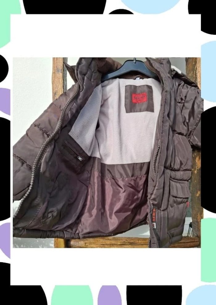 Doudoune garçon 6 ans chaude capuche doublée – parfait état - photo numéro 6