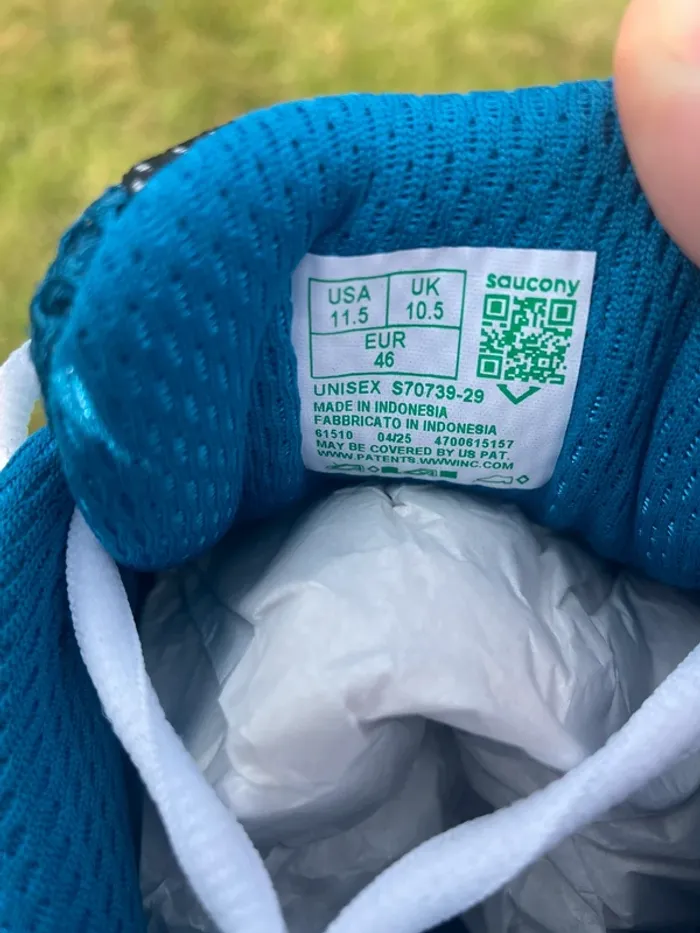 Saucony Progrid Omni 9 Blue / Lime - 46 - photo numéro 6