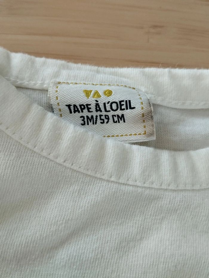 Ensemble maillot manches longues + pantalon 3 mois - photo numéro 3