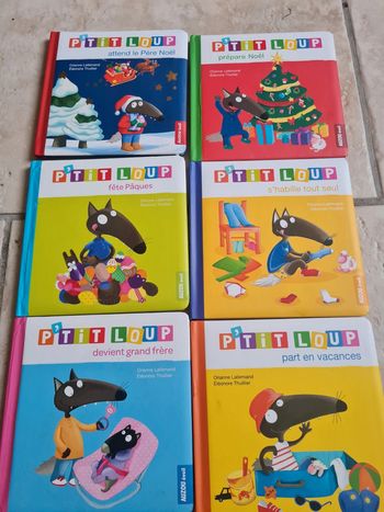 6 livres P'tit loup - comme neuf