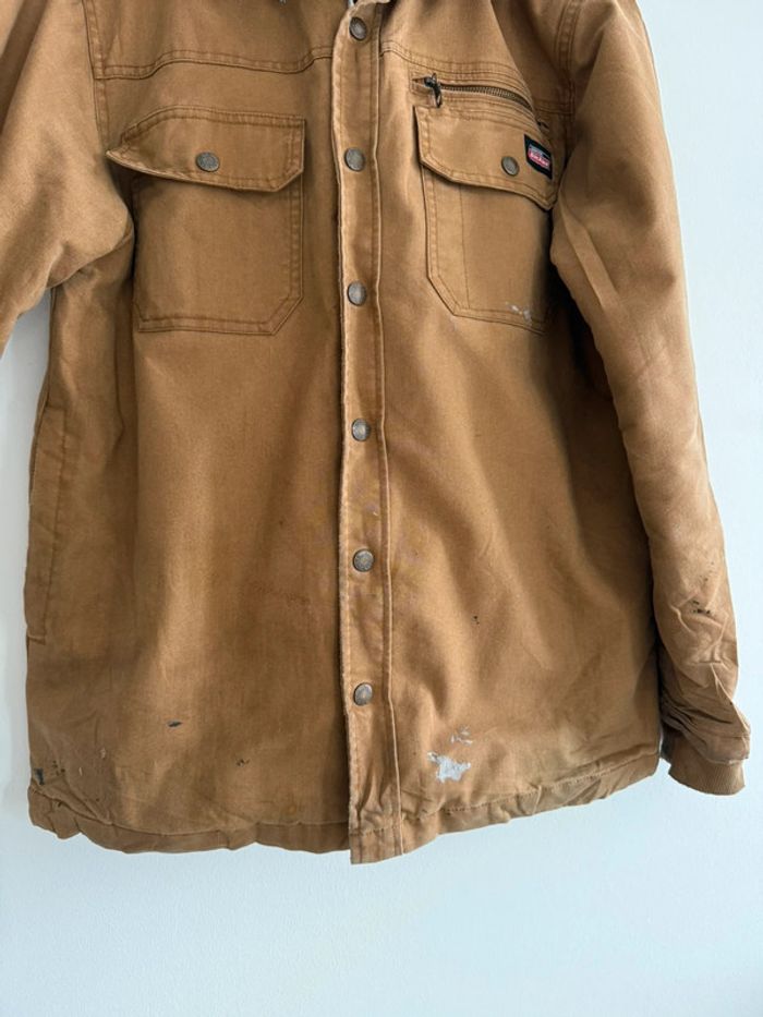 Veste à Capuche Dickies Vintage Taille S couleur marron camel - photo numéro 4