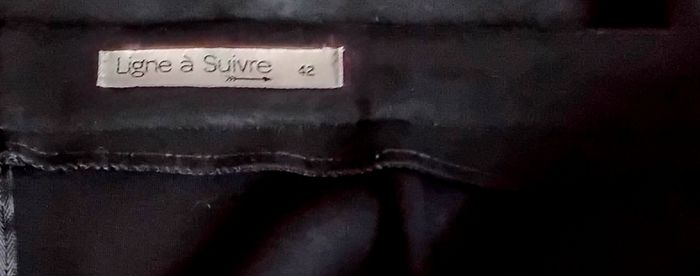 Jupe effet portefeuille noire - photo numéro 4