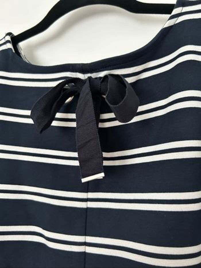 Robe manches 3/4 marinière bleu noir et blanc Kiabi L - photo numéro 4