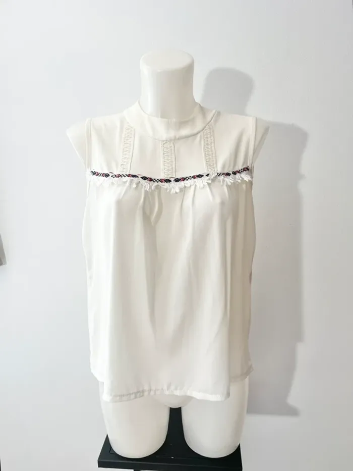 Blouse crème - photo numéro 2