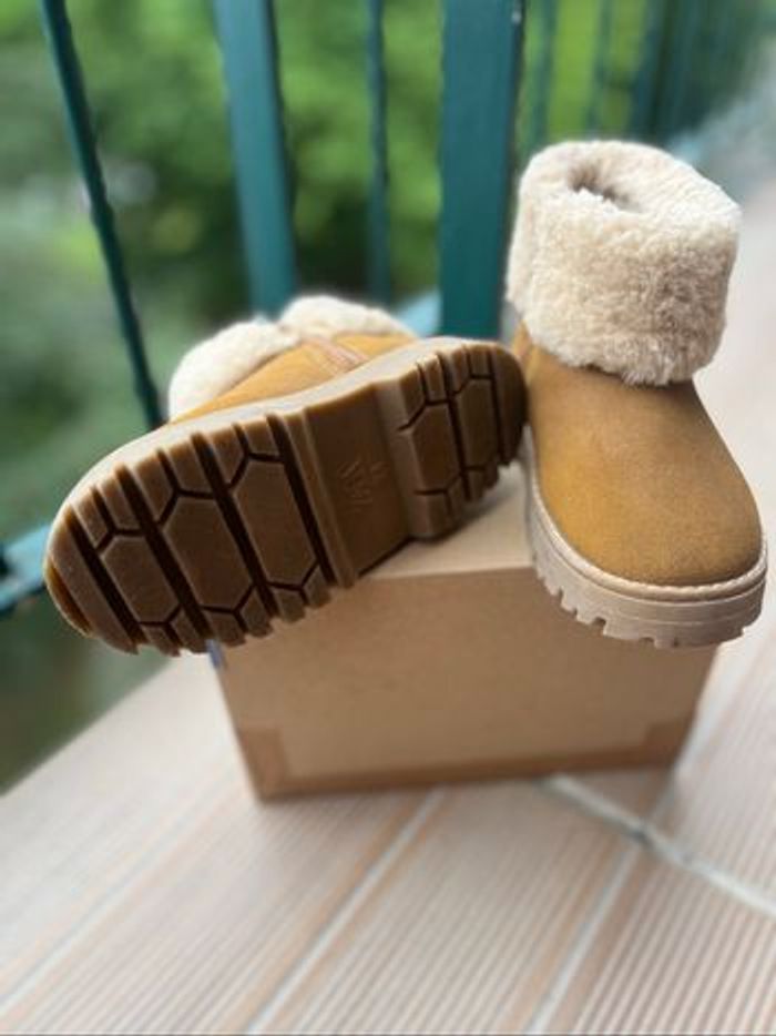 Boots d’hiver fourrées camel - photo numéro 2