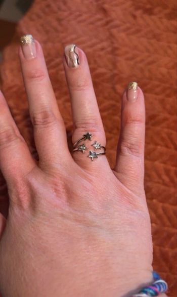Bague étoile ajustable 