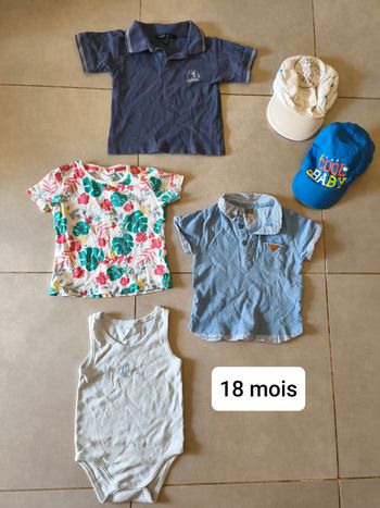 Lot été garçon 18 mois