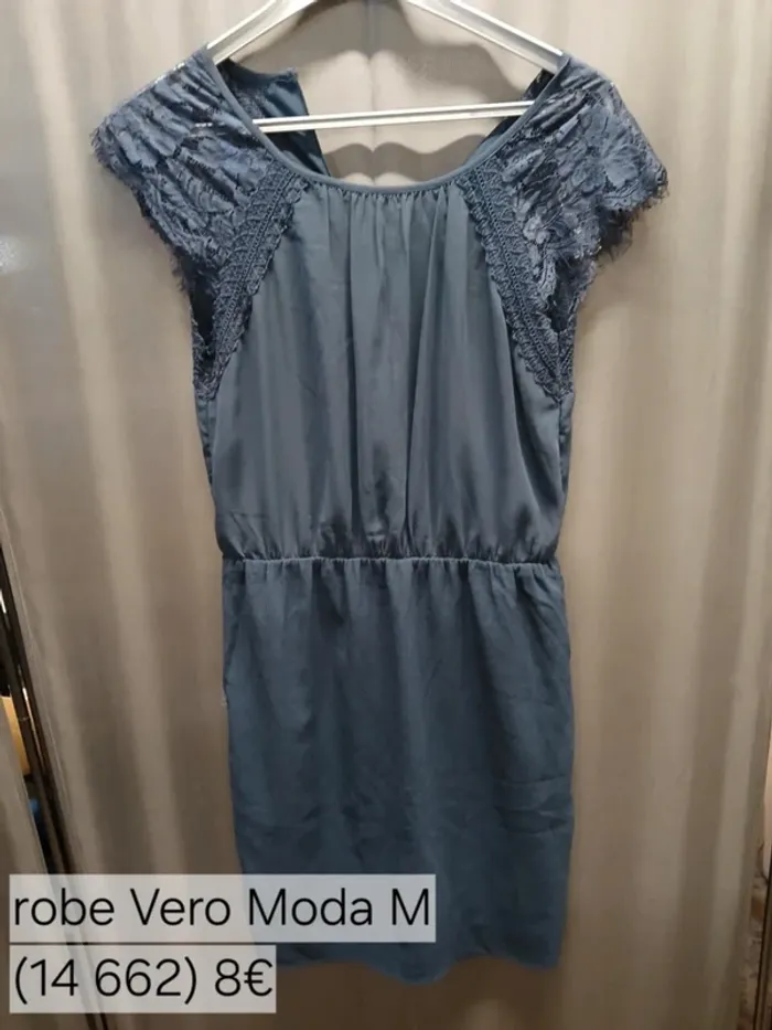 14662 robe grise femme M Véro moda