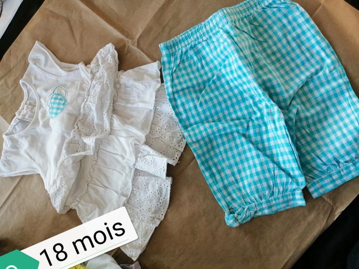 T shirt et pantacourt