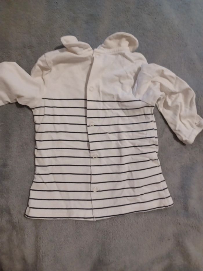 Tee-shirt manche longues 6 mois eco concept kiabi - photo numéro 3