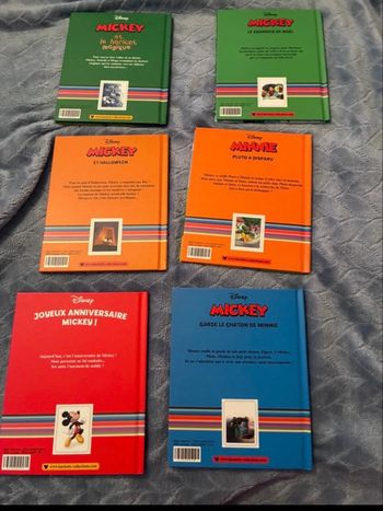 Lot de 6 livres Disney - Mickey et ses amis -Éditions Hachette