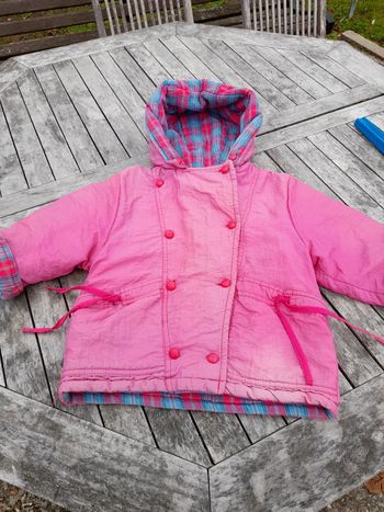 🏘Manteau capuche + doublure 2 ans Z