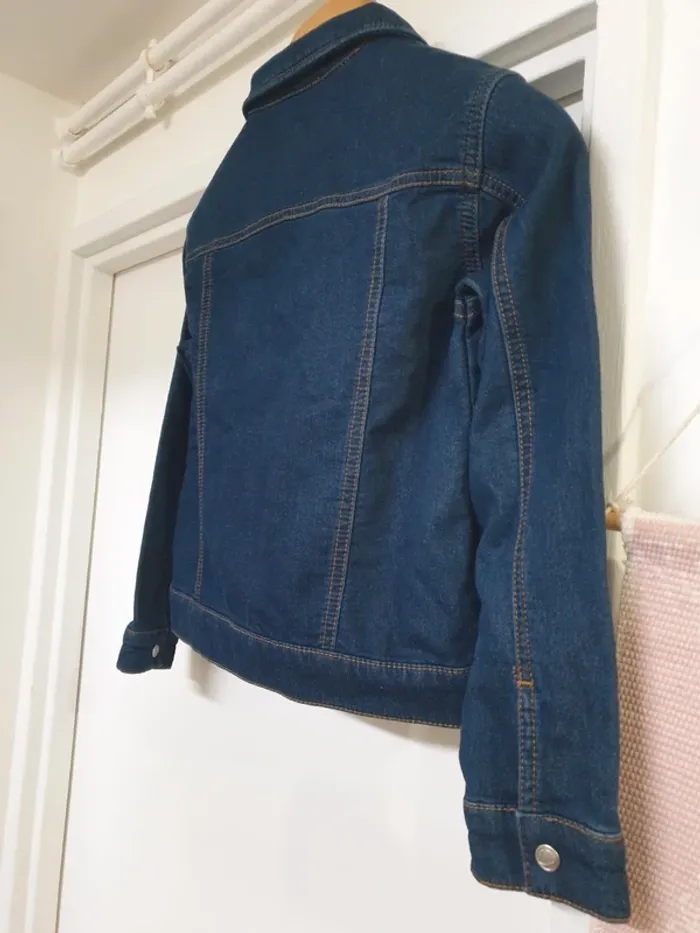 Veste en jeans Blazer 100% coton Petit Bateau Taille 8 ans - photo numéro 7