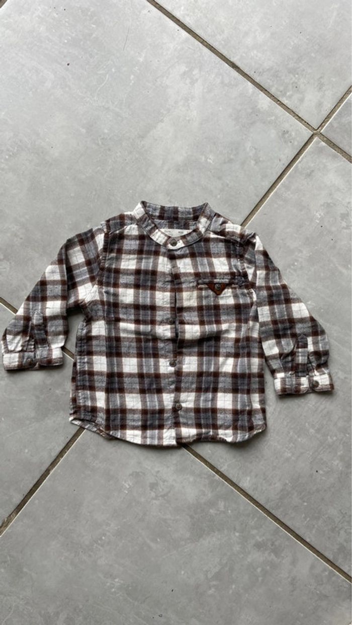 chemise à carreaux Zara