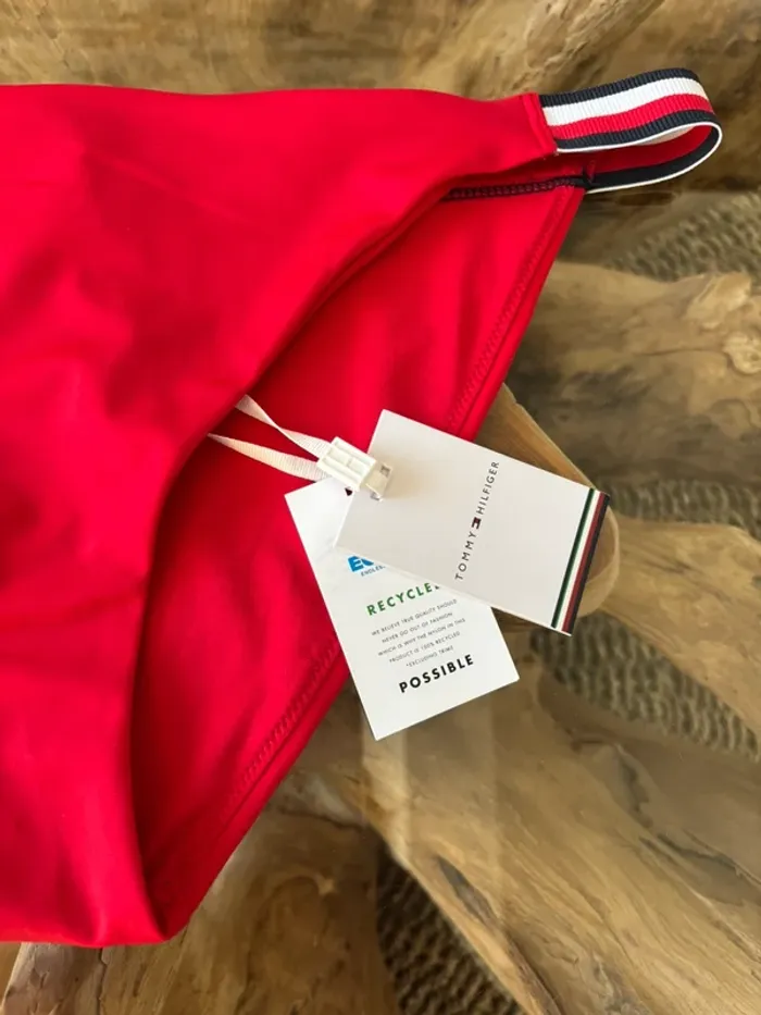 Bas de maillot de bain Tommy Hilfiger rouge - photo numéro 4