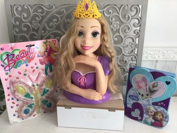 Tête poupée princesse à coiffer