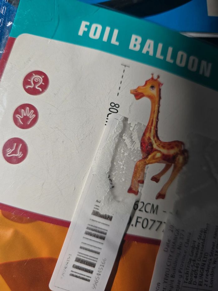 Ballon 3D girafe - photo numéro 3