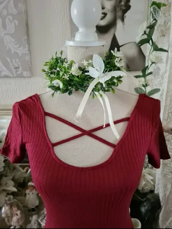 Body sexy Bordeau Jennyfer Taille XS